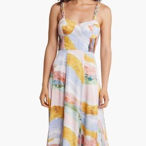 Hutch Pastel Striped Maxi Dress